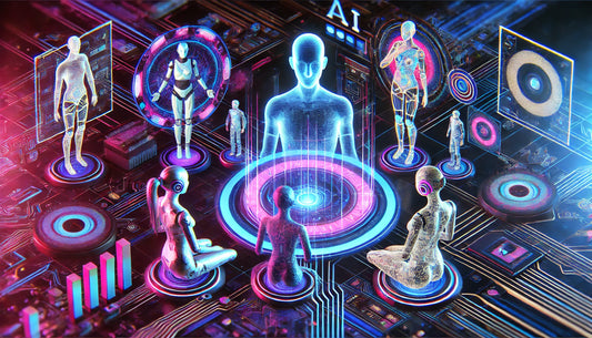 futuristic header image showcasing AI's integration with the adult entertainment